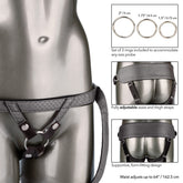 Royal Crotchless Strap On Set With Vibrating Probe Plus > Realistic Dildos and Vibes > Vibrating Strap Ons